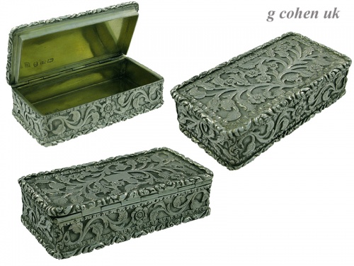 Georgian Silver Snuff Box 1827